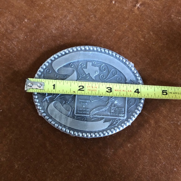 Houston Livestock show and Rodeo belt buckle - Picture 4 of 6